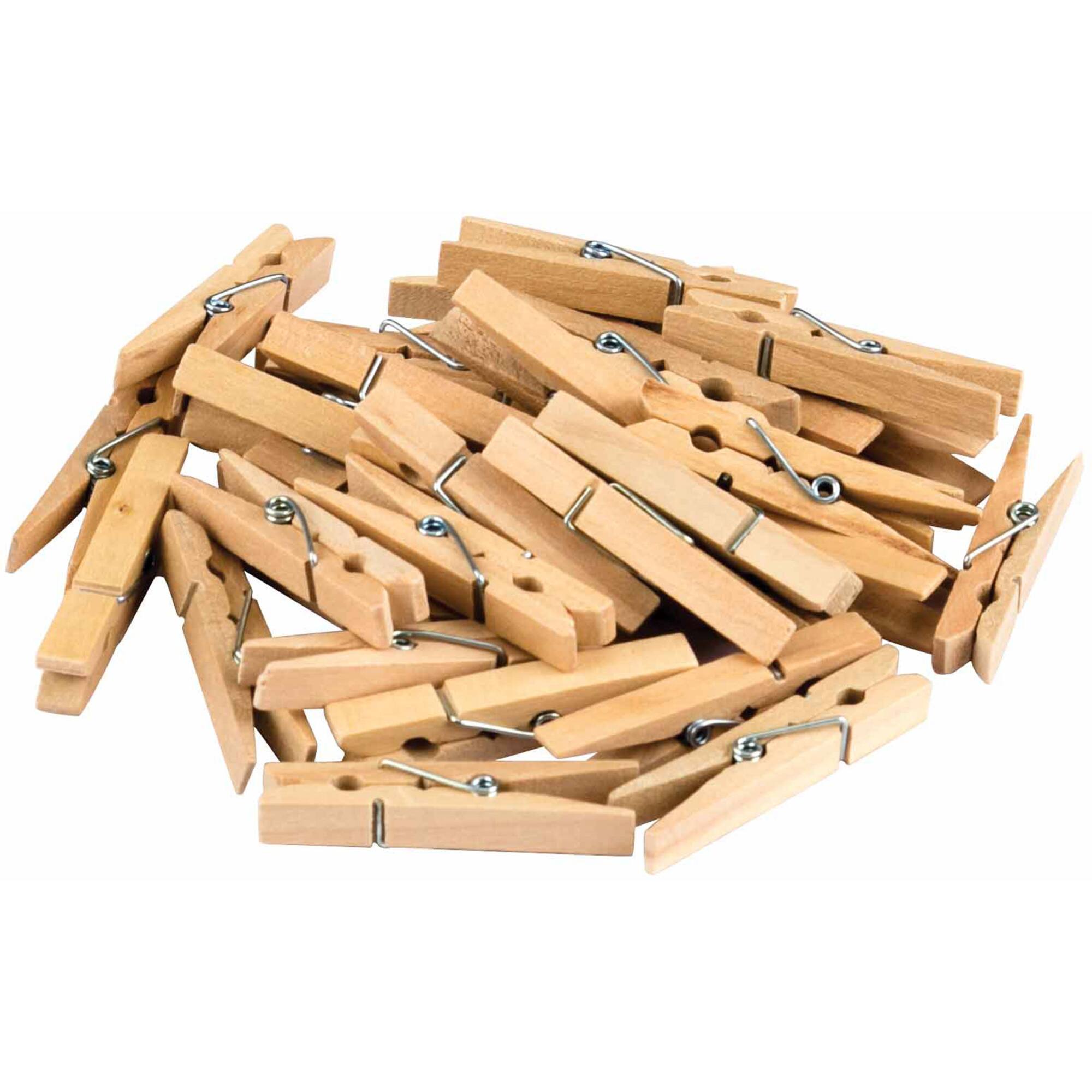 4 Packs: 6 Packs 50 ct. (1,200 total) Teacher Created Resources STEM Basics Clothespins